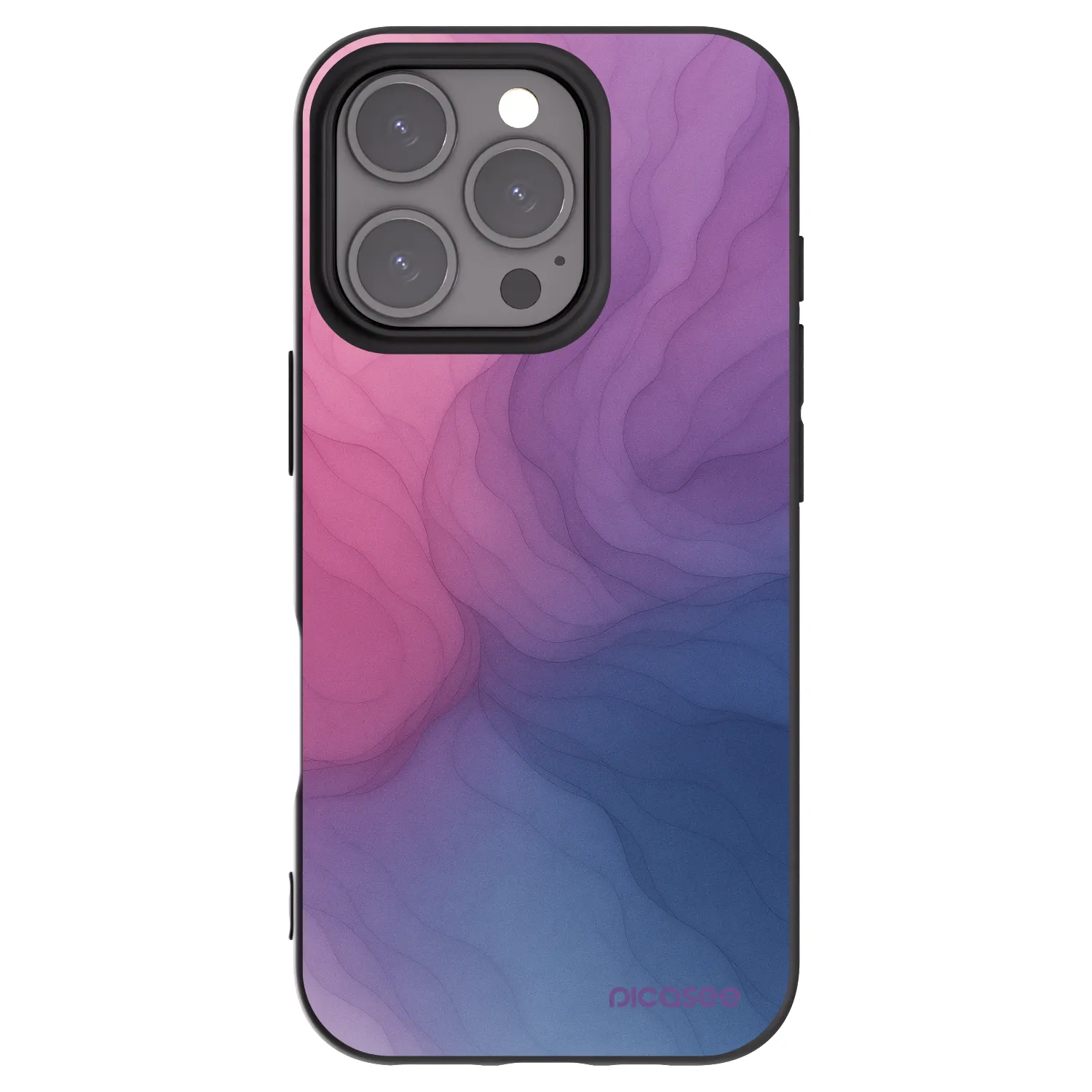 Picasee silikonový černý obal pro Apple iPhone 16 Pro - Silk