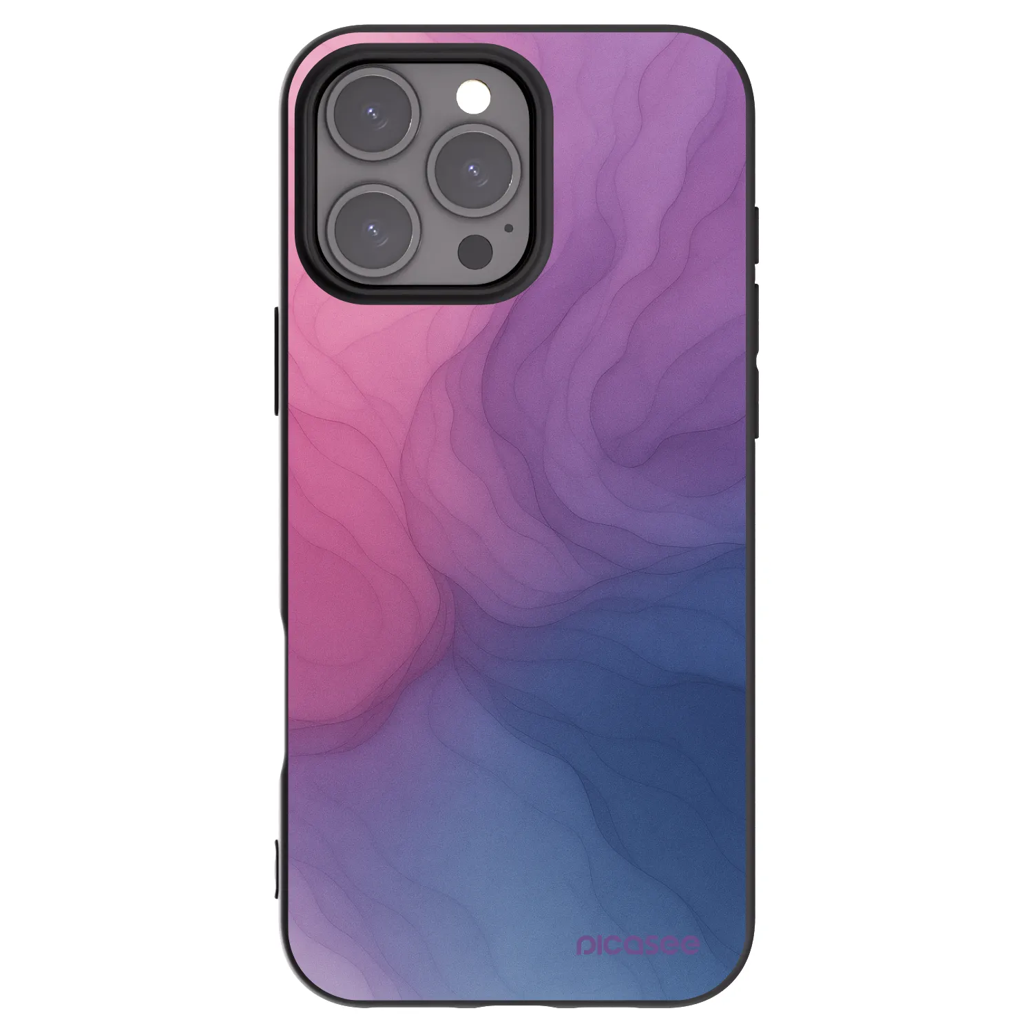 Picasee silikonový černý obal pro Apple iPhone 16 Pro Max - Silk