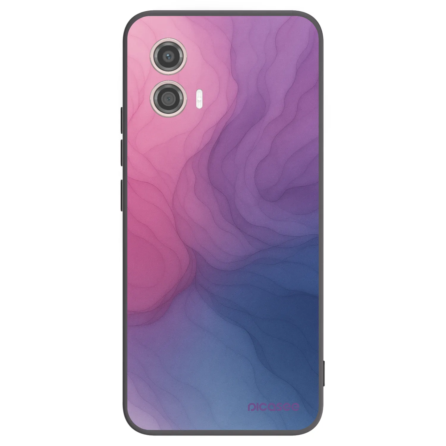 Picasee silikonový černý obal pro Motorola Moto G53 5G - Silk