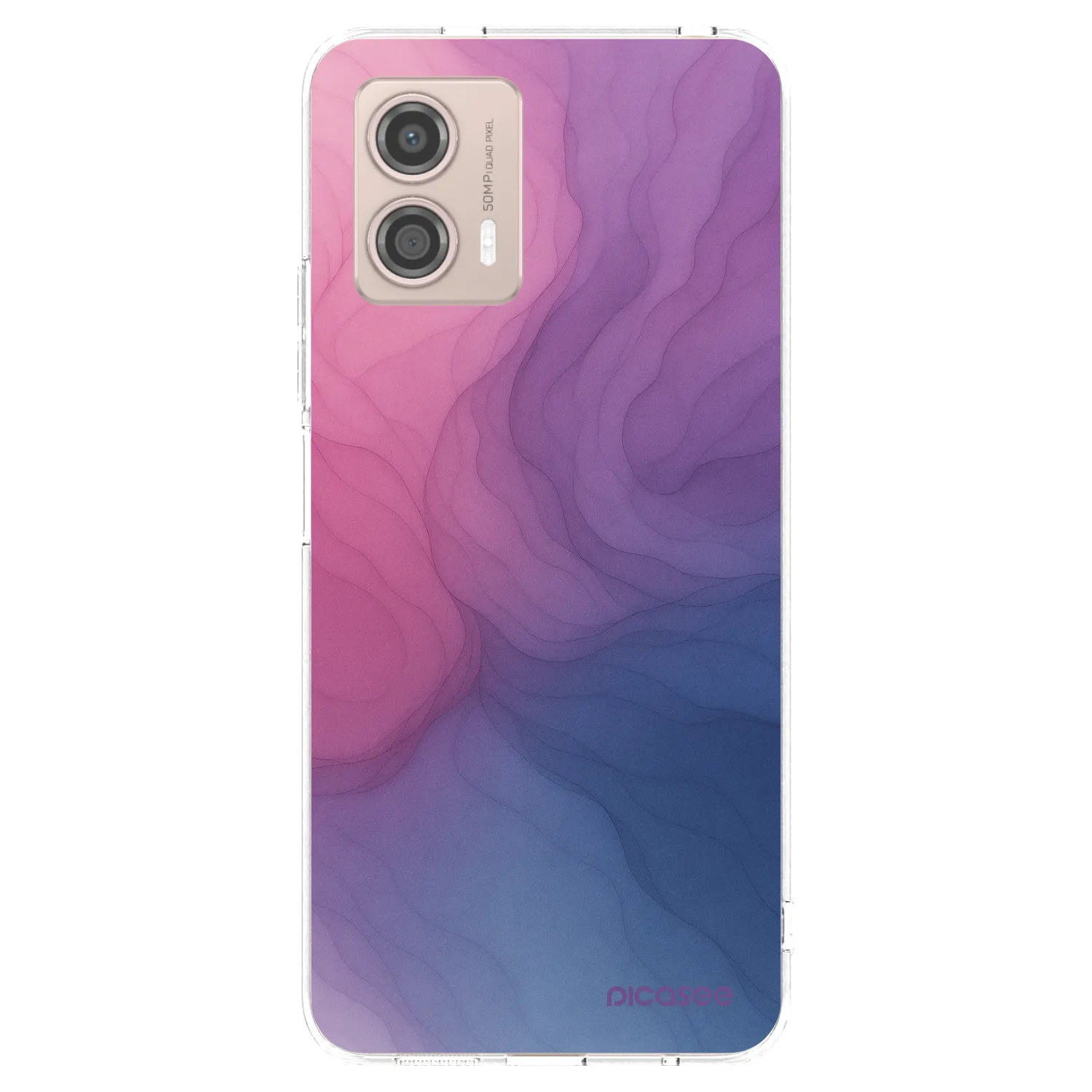 Picasee silikonový průhledný obal pro Motorola Moto G53 5G - Silk