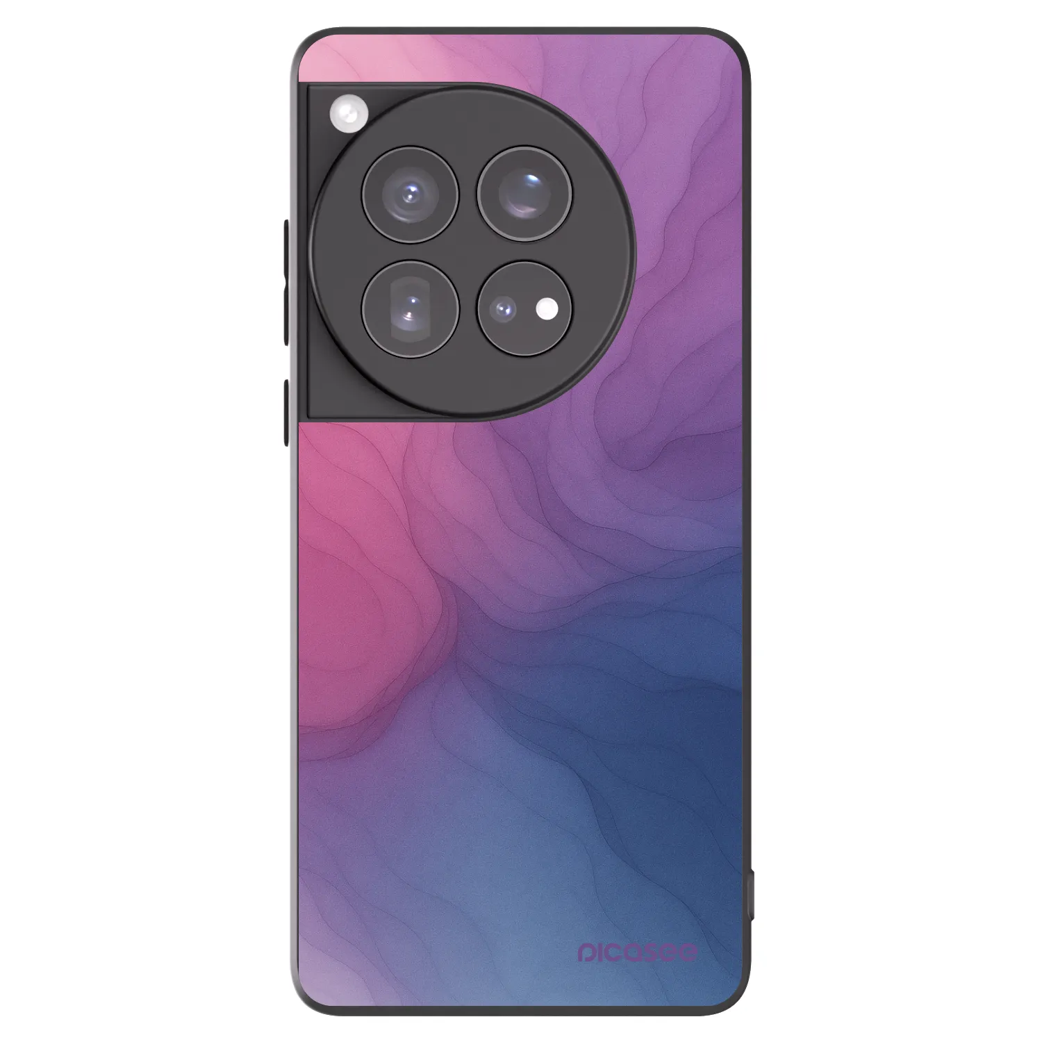 Picasee silikonový černý obal pro OnePlus 12 5G - Silk