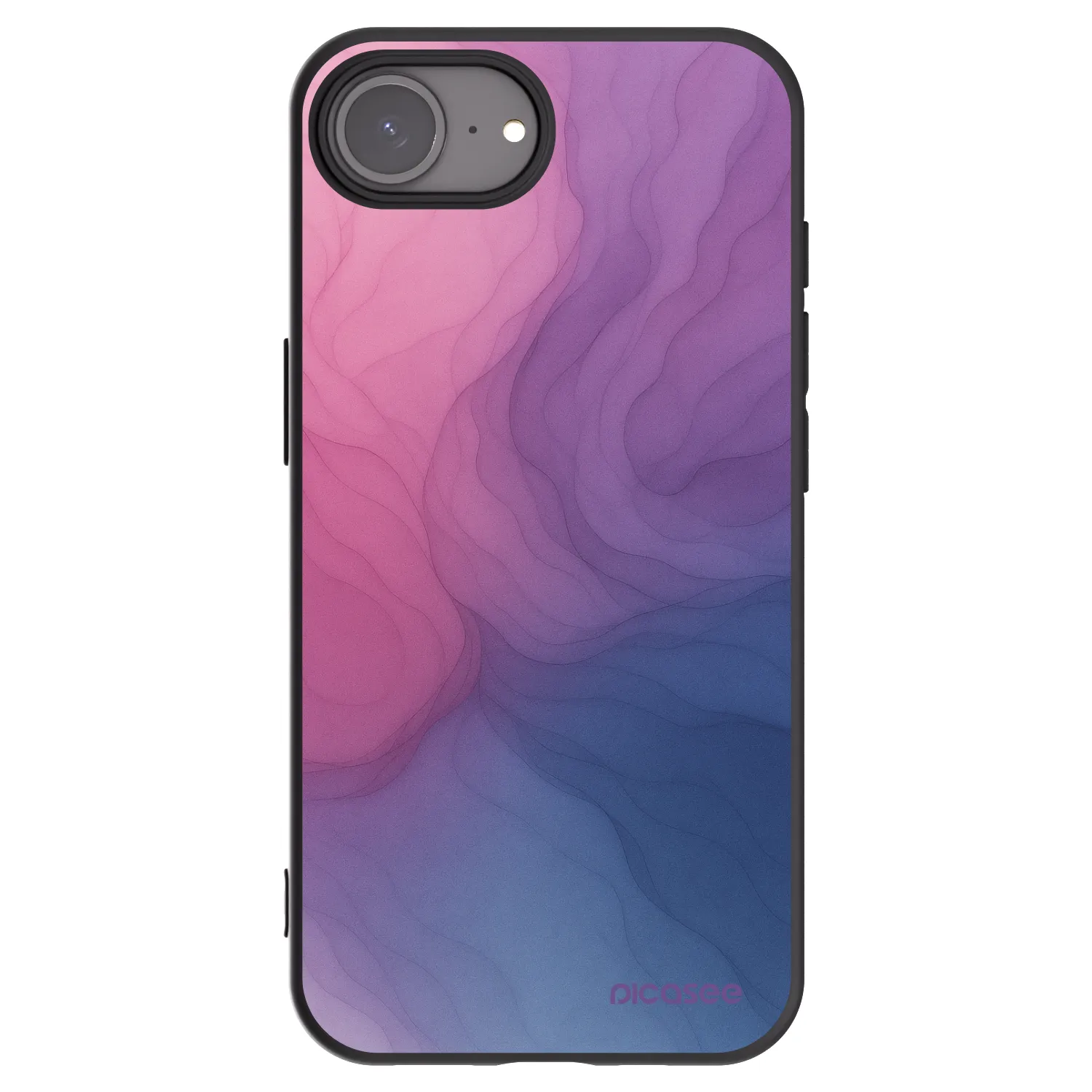 Picasee silikonový černý obal pro Apple iPhone 16e - Silk