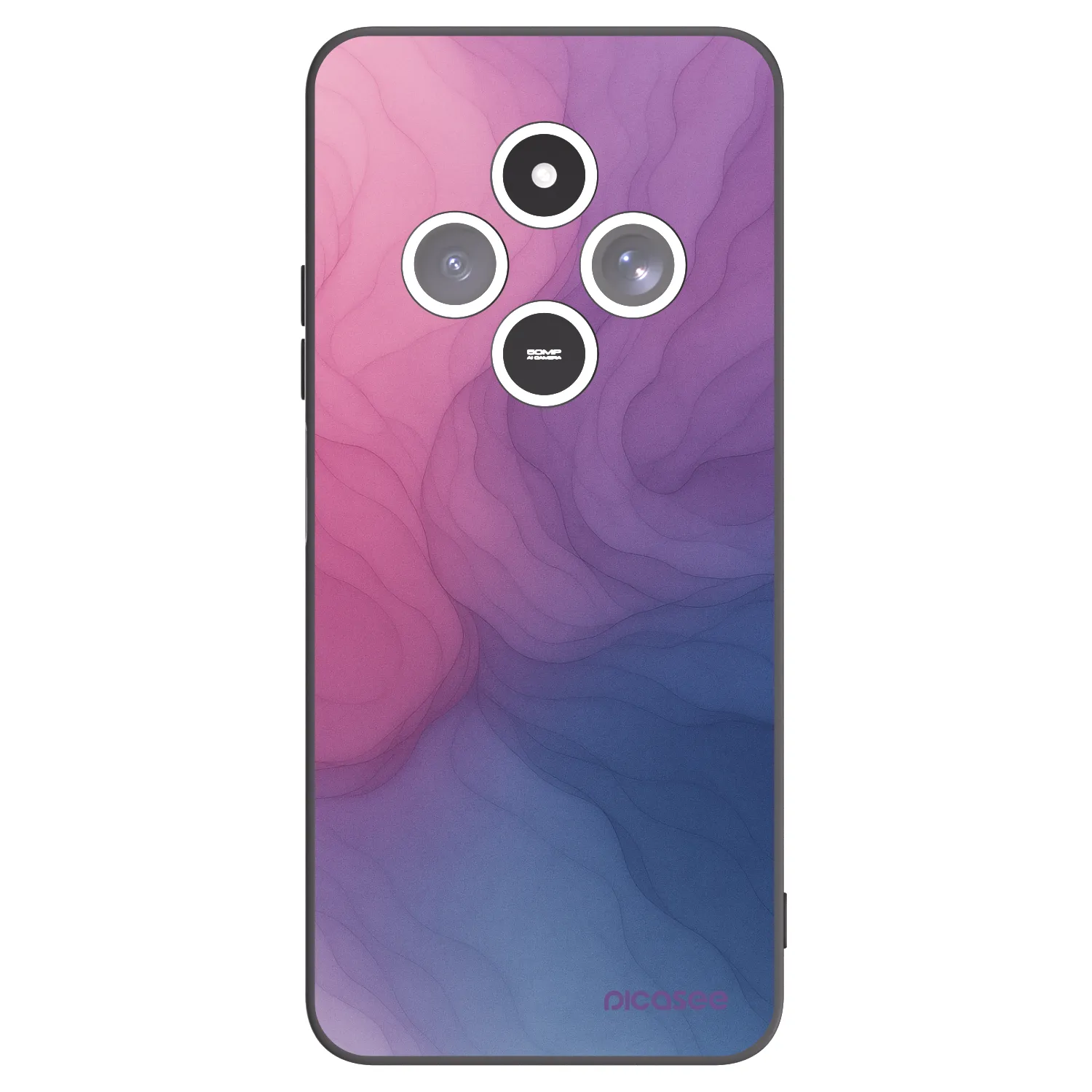Picasee silikonový černý obal pro Xiaomi Redmi 14C - Silk