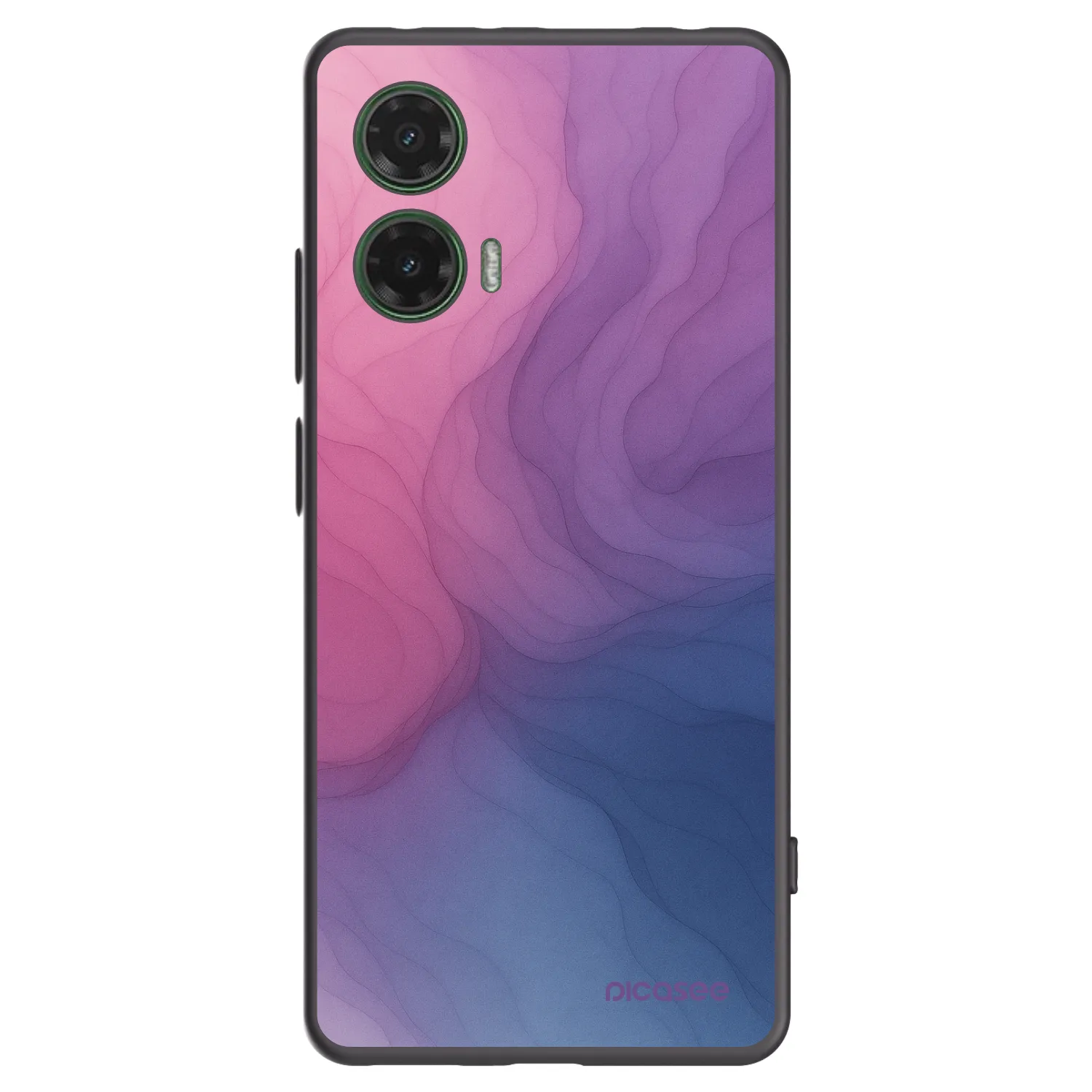 Picasee silikonový černý obal pro Motorola Moto G35 5G - Silk