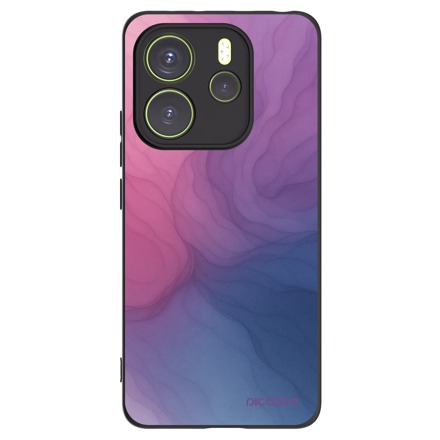 Picasee silikonový černý obal pro Xiaomi Redmi Note 14 4G - Silk