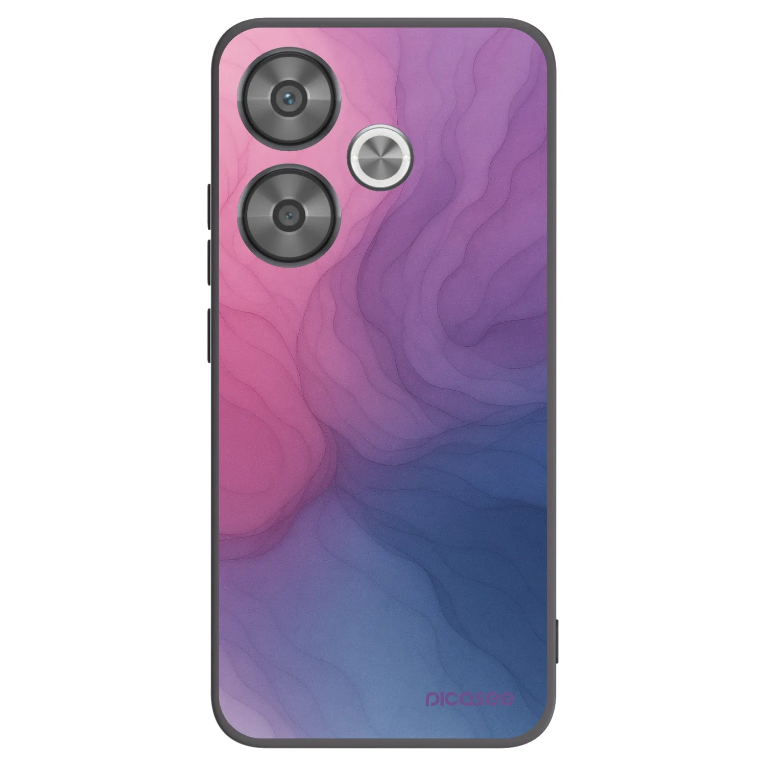 Picasee silikonový černý obal pro Xiaomi Poco F6 - Silk