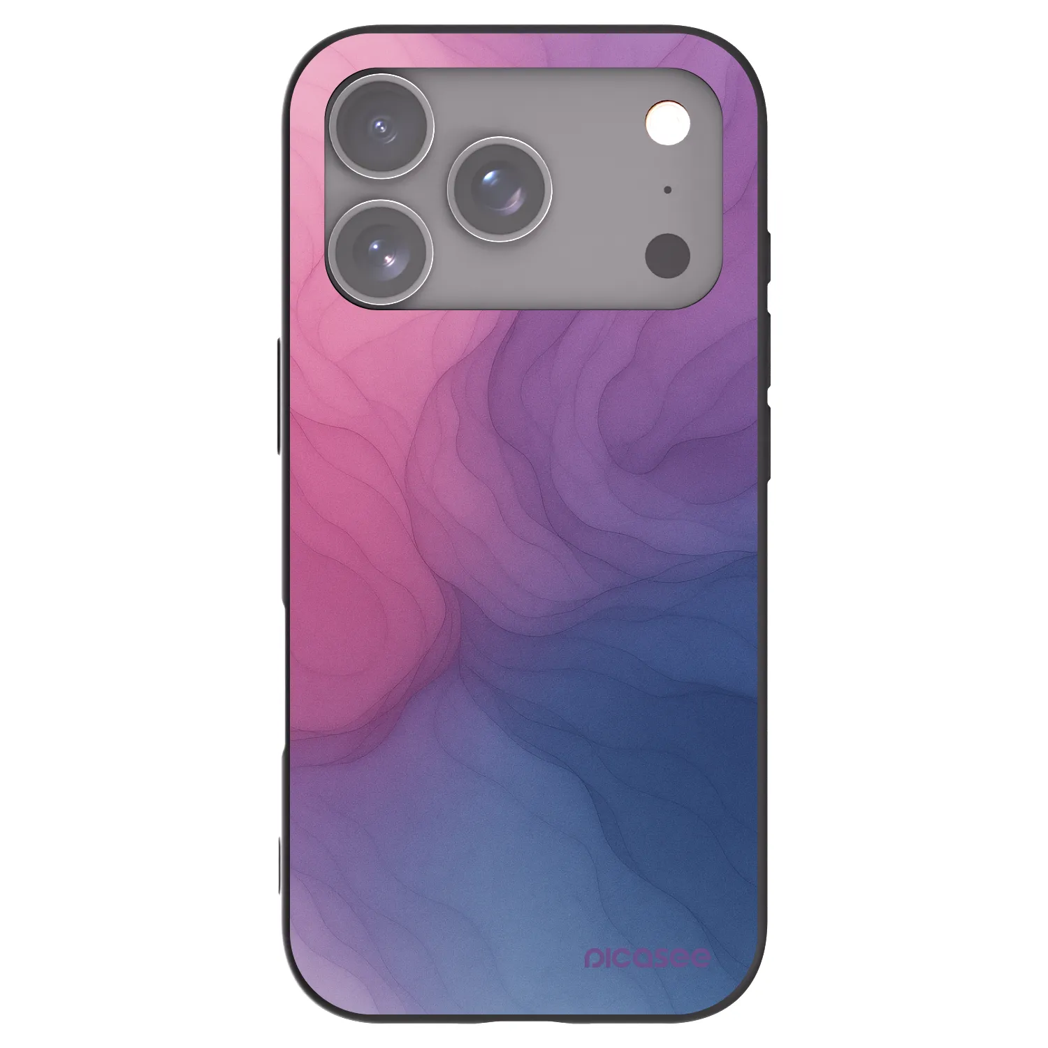 Picasee silikonový černý obal pro Apple iPhone 17 Pro - Silk