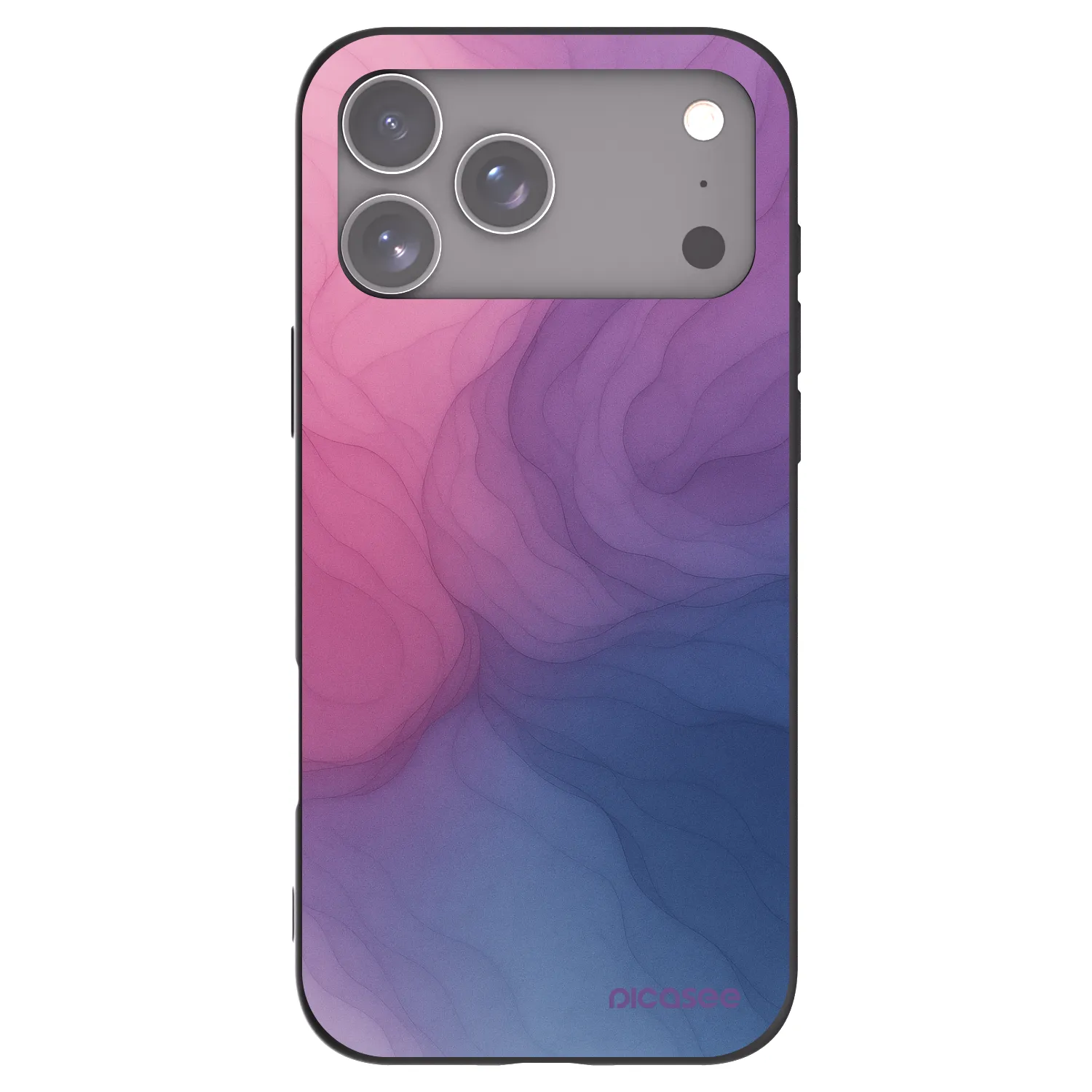 Picasee silikonový černý obal pro Apple iPhone 17 Pro Max - Silk