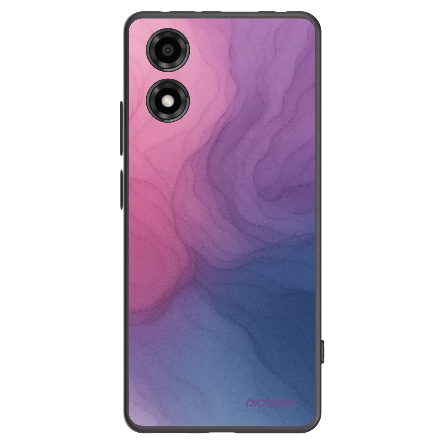 Picasee silikonový černý obal pro Motorola Moto E14 - Silk