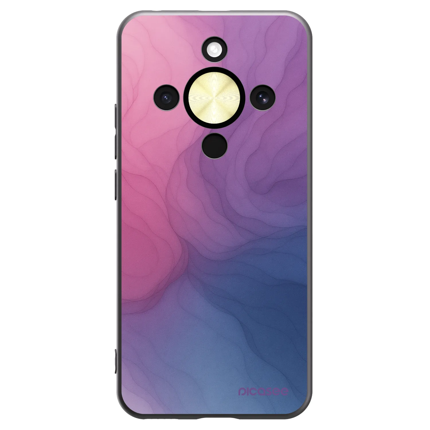 Picasee silikonový černý obal pro Honor Magic8 Lite 5G - Silk