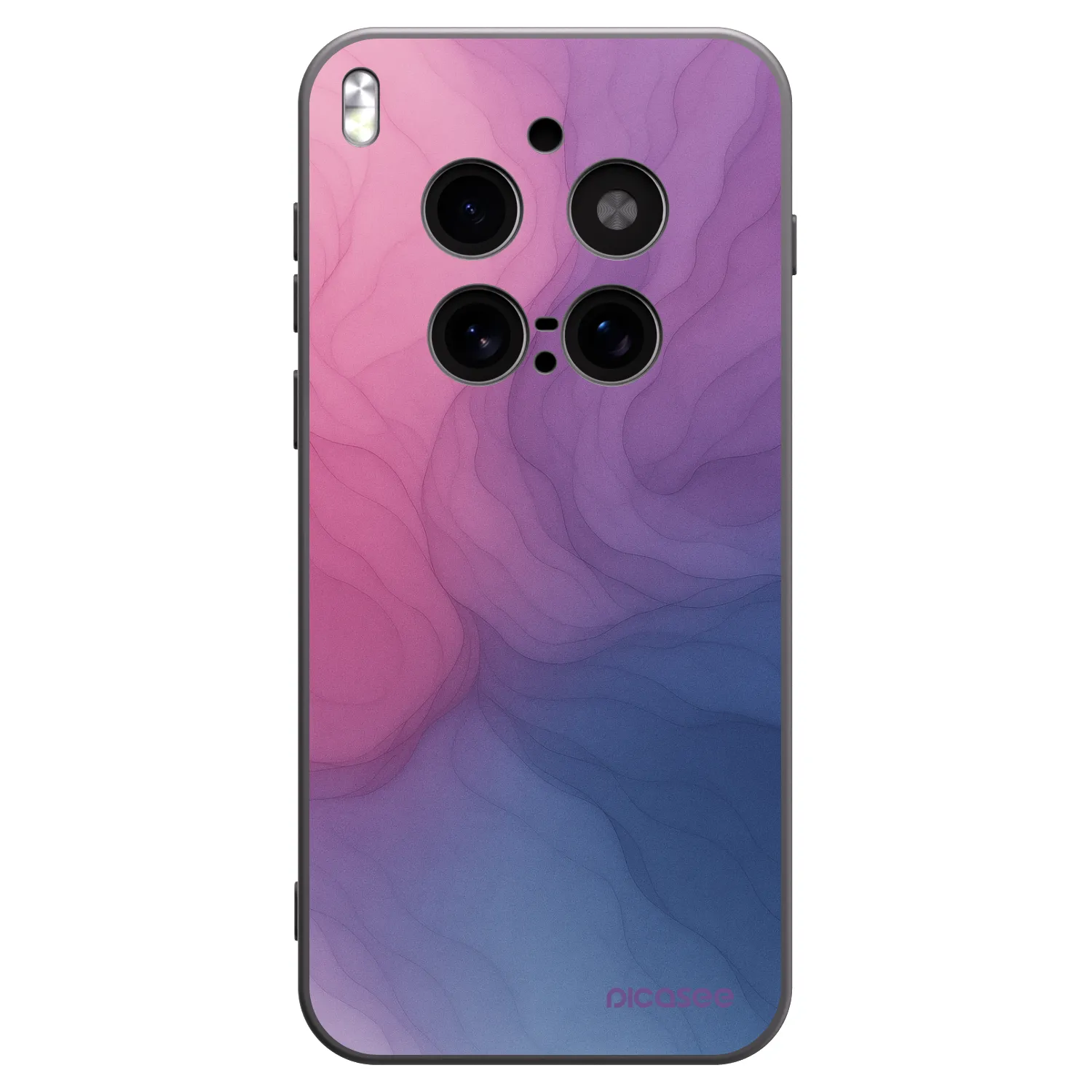 Picasee silikonový černý obal pro Vivo X300 Pro - Silk