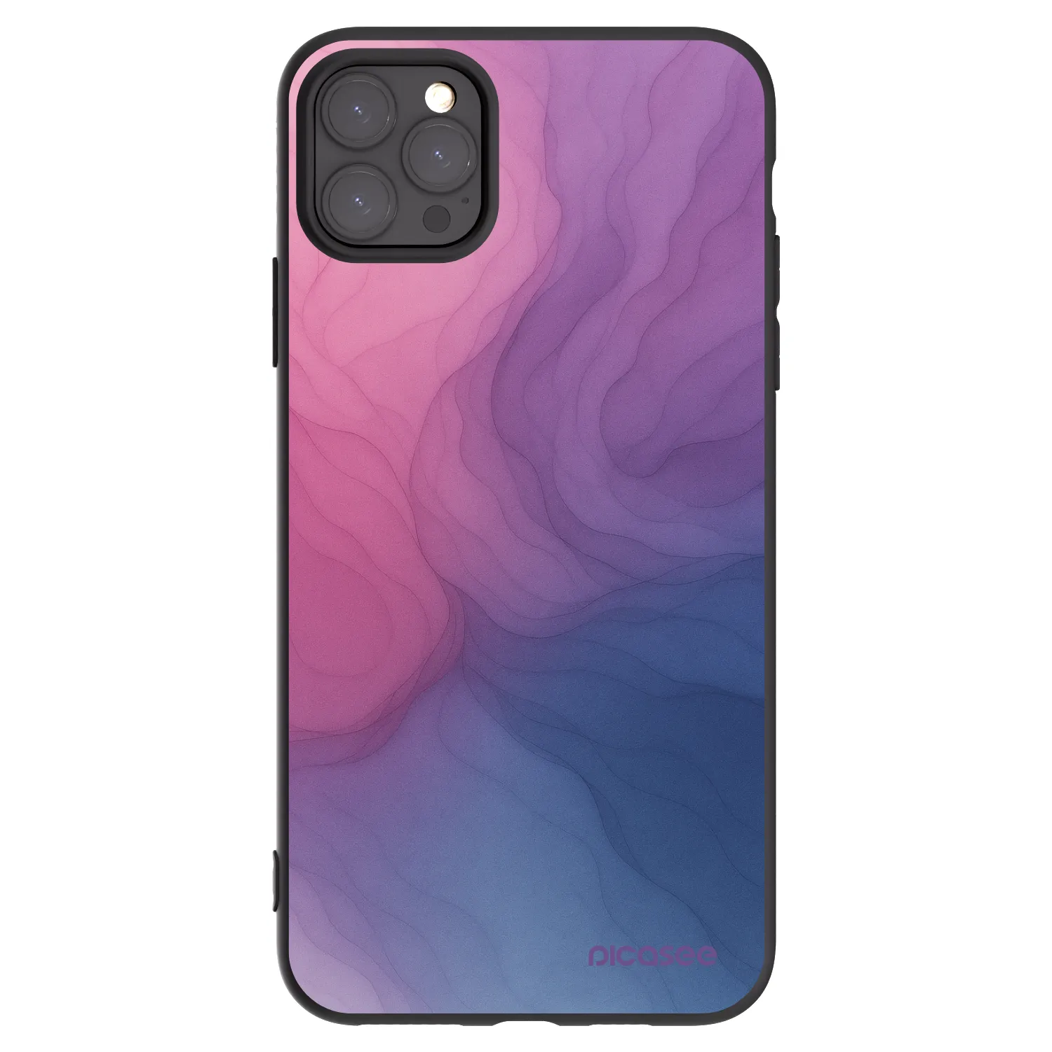 Picasee silikonový černý obal pro Apple iPhone 11 Pro Max - Silk