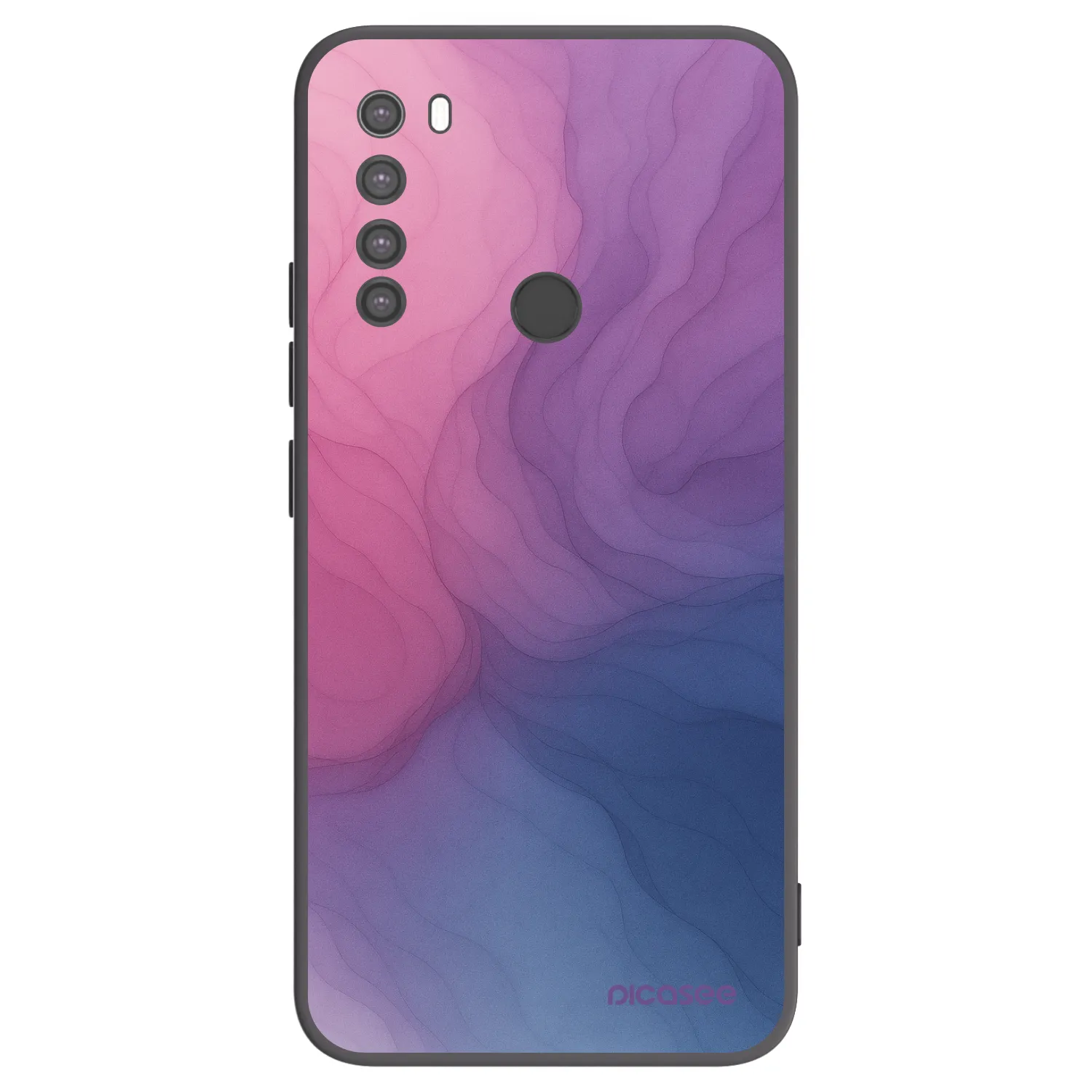 Picasee silikonový černý obal pro Xiaomi Redmi Note 8 - Silk