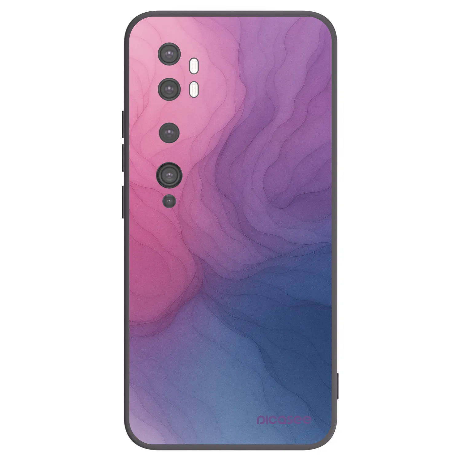 Picasee silikonový černý obal pro Xiaomi Mi Note 10 (Pro) - Silk
