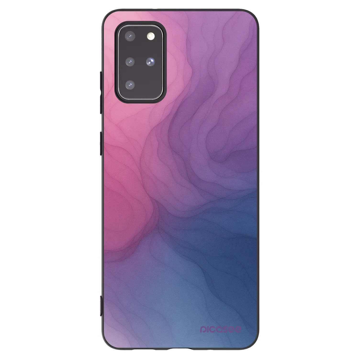 Picasee silikonový černý obal pro Samsung Galaxy S20+ G985F - Silk