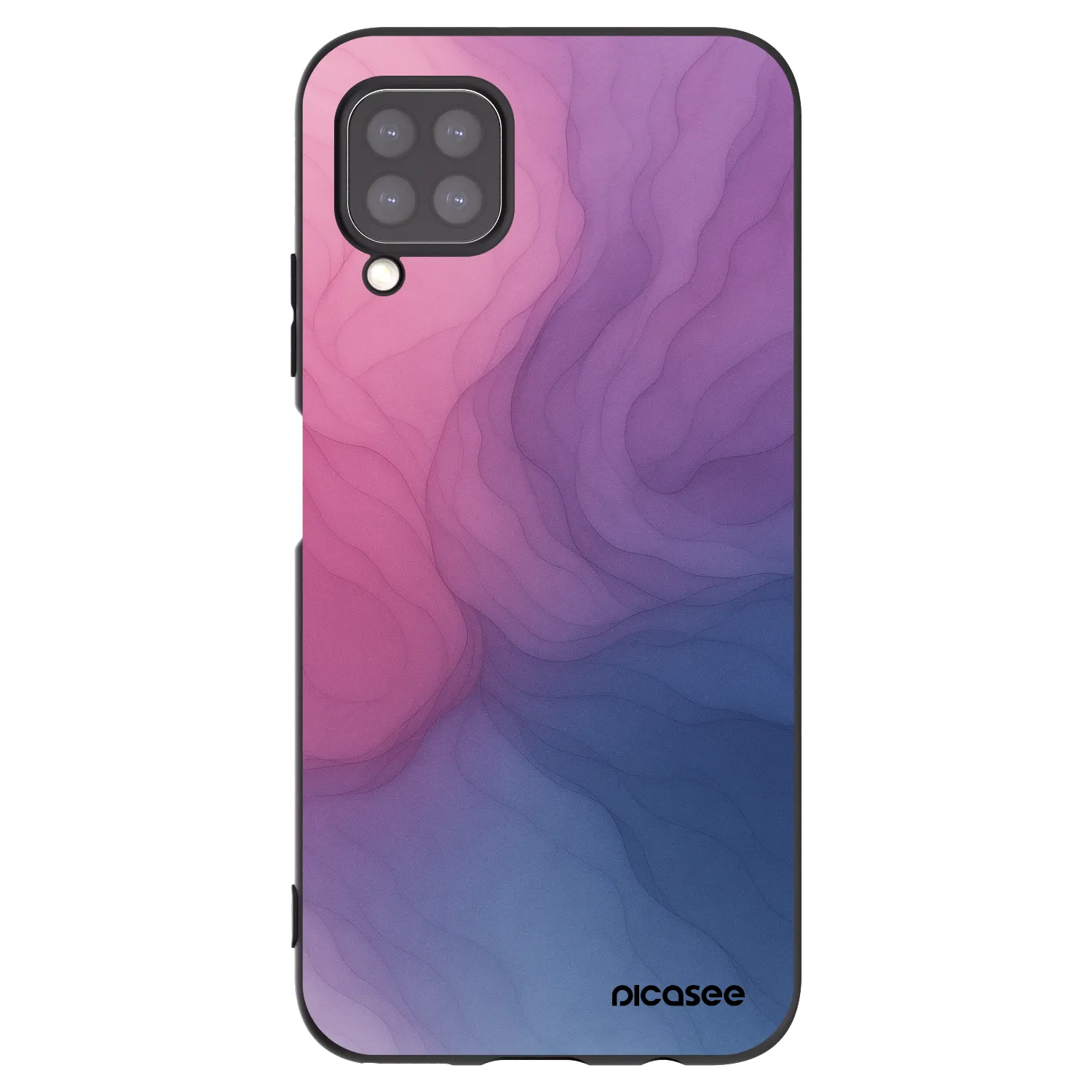 Picasee silikonový černý obal pro Huawei P40 Lite - Silk