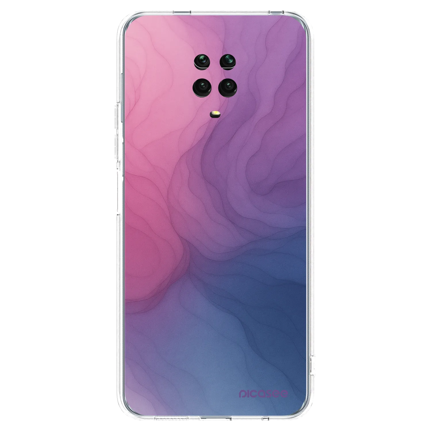 Picasee silikonový průhledný obal pro Xiaomi Redmi Note 9 Pro - Silk