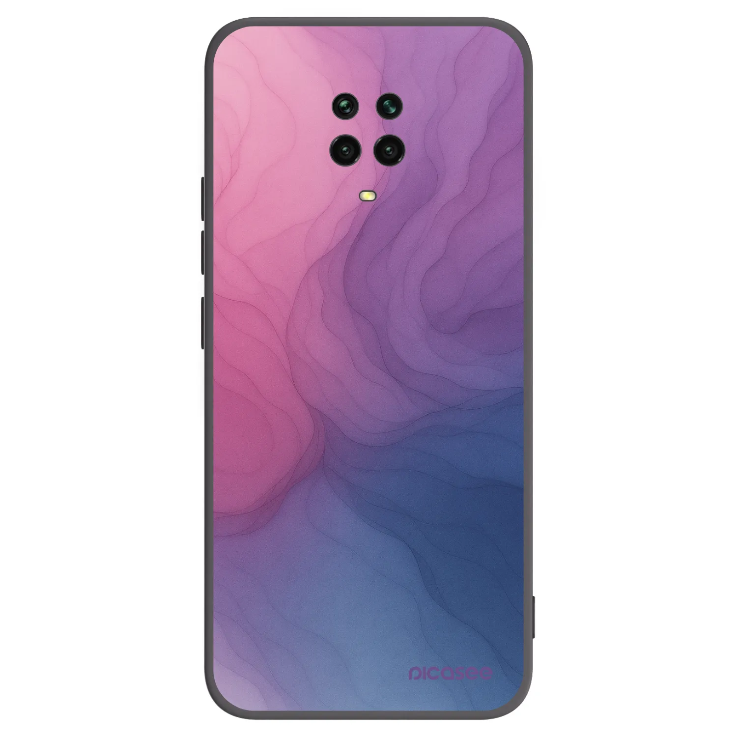 Picasee silikonový černý obal pro Xiaomi Redmi Note 9 Pro - Silk
