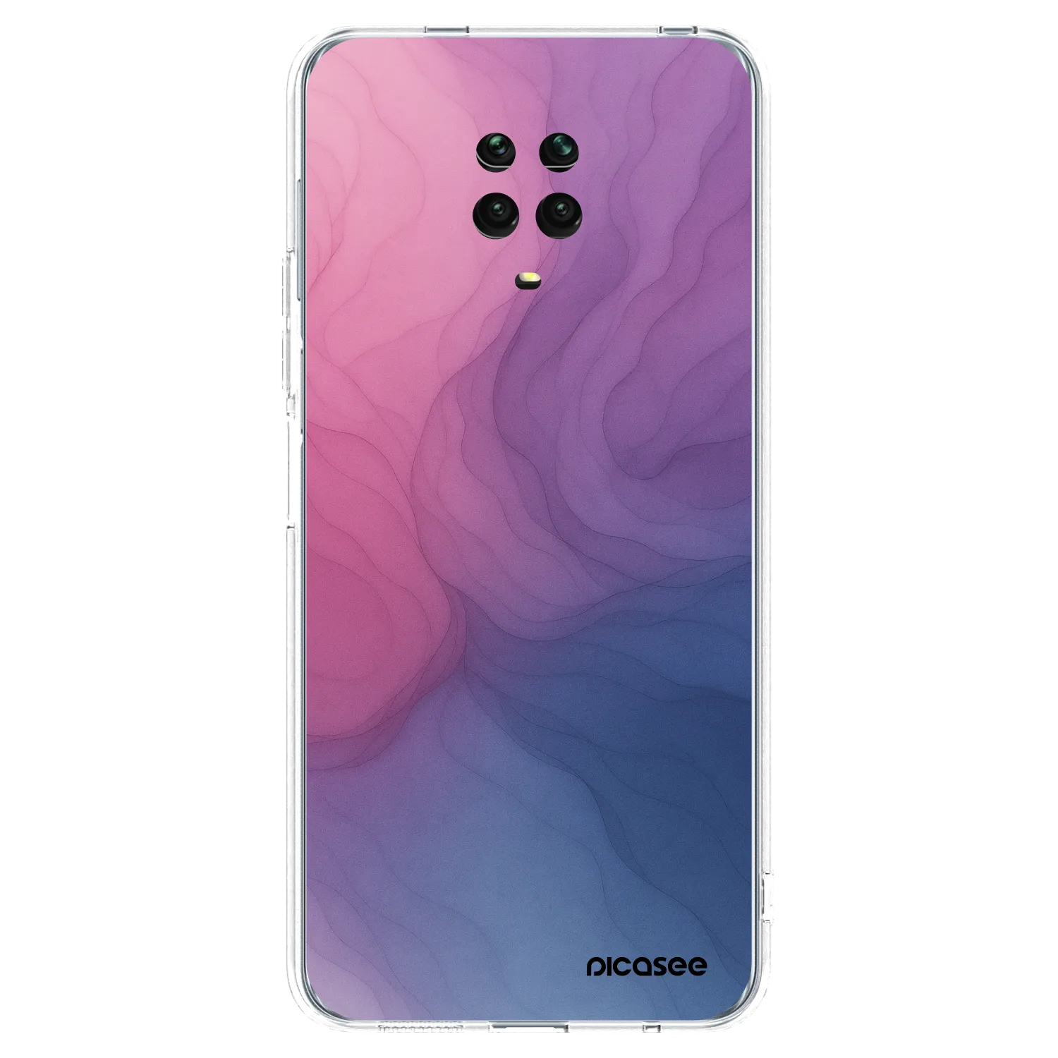 Picasee silikonový průhledný obal pro Xiaomi Redmi Note 9S - Silk