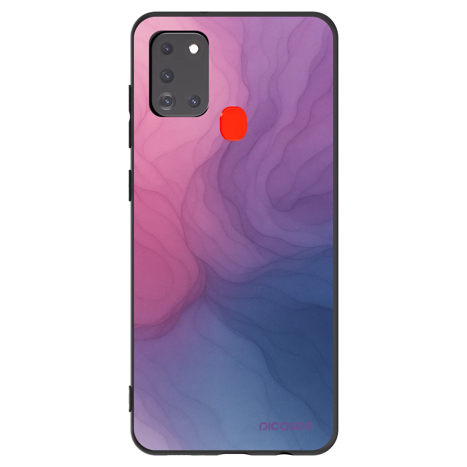 Picasee silikonový černý obal pro Samsung Galaxy A21s - Silk