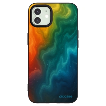 Picasee silikonový černý obal pro Apple iPhone 12 - Solar