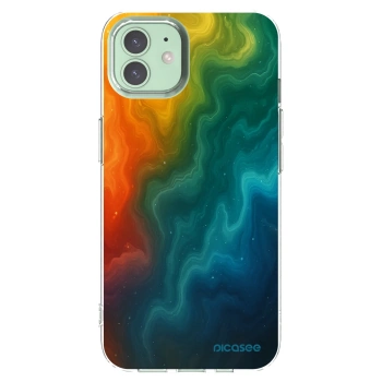Picasee silikonový průhledný obal pro Apple iPhone 12 - Solar