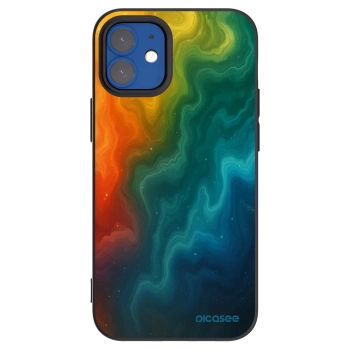 Picasee silikonový černý obal pro Apple iPhone 12 mini - Solar