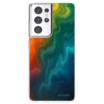 Picasee silikonový průhledný obal pro Samsung Galaxy S21 Ultra 5G G998B - Solar