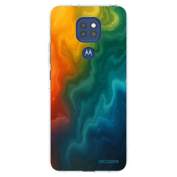 Picasee silikonový průhledný obal pro Motorola Moto G9 Play - Solar