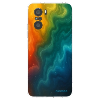 Picasee silikonový průhledný obal pro Xiaomi Poco F3 - Solar
