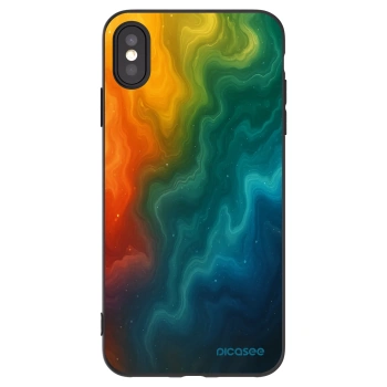 Picasee silikonový černý obal pro Apple iPhone XS Max - Solar