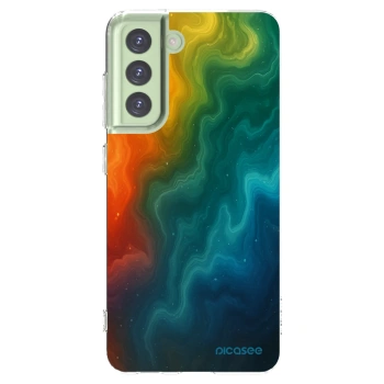 Picasee silikonový průhledný obal pro Samsung Galaxy S21 FE 5G - Solar