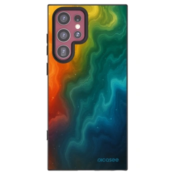 Picasee silikonový černý obal pro Samsung Galaxy S22 Ultra 5G - Solar