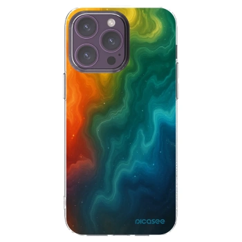 Picasee silikonový průhledný obal pro Apple iPhone 14 Pro Max - Solar