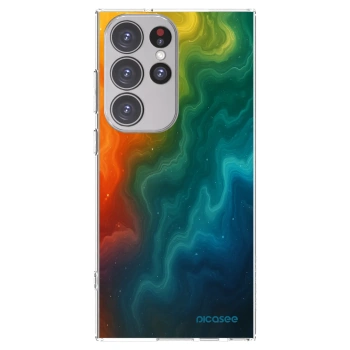 Picasee silikonový průhledný obal pro Samsung Galaxy S23 Ultra 5G - Solar