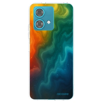 Picasee silikonový průhledný obal pro Motorola Edge 40 Neo - Solar