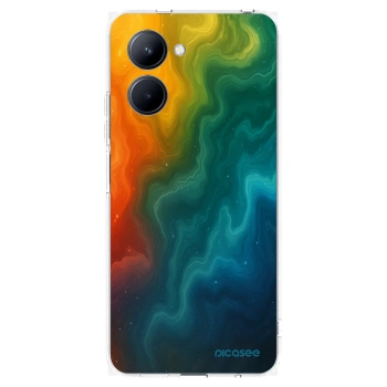 Picasee silikonový průhledný obal pro Realme C33 (2023) - Solar
