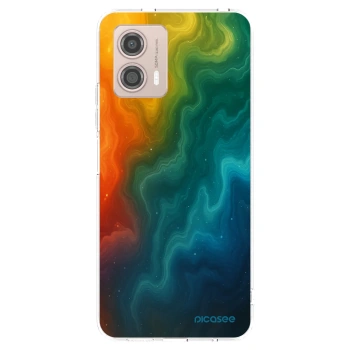 Picasee silikonový průhledný obal pro Motorola Moto G53 5G - Solar