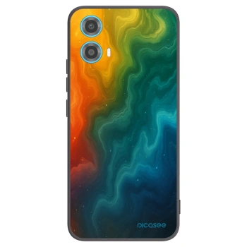 Picasee silikonový černý obal pro Motorola Moto G34 5G - Solar