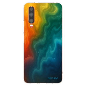 Picasee silikonový průhledný obal pro Huawei P30 - Solar