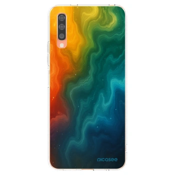 Picasee silikonový průhledný obal pro Samsung Galaxy A70 A705F - Solar