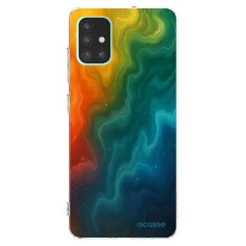 Picasee silikonový průhledný obal pro Samsung Galaxy A51 A515F - Solar