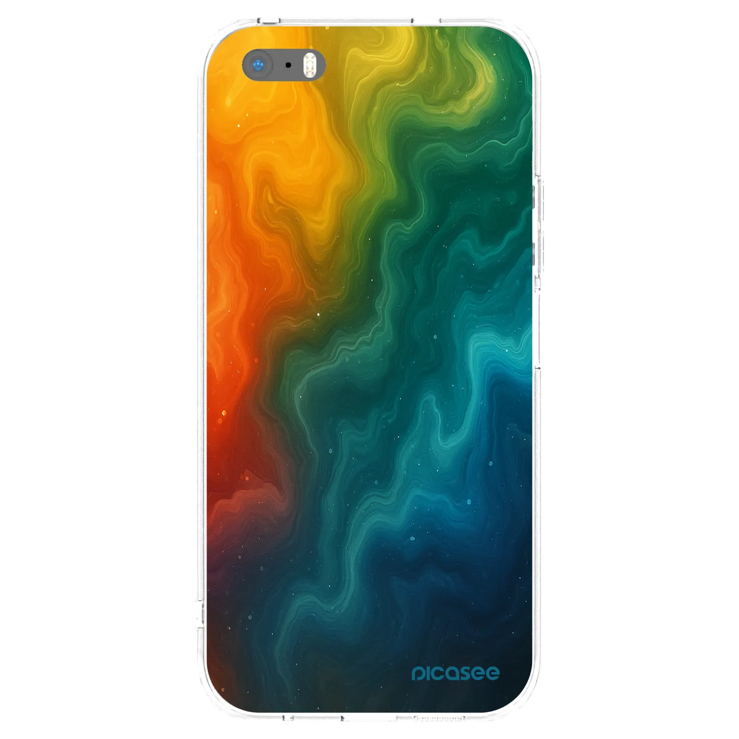 Picasee silikonový průhledný obal pro Apple iPhone 5/5S/SE - Solar