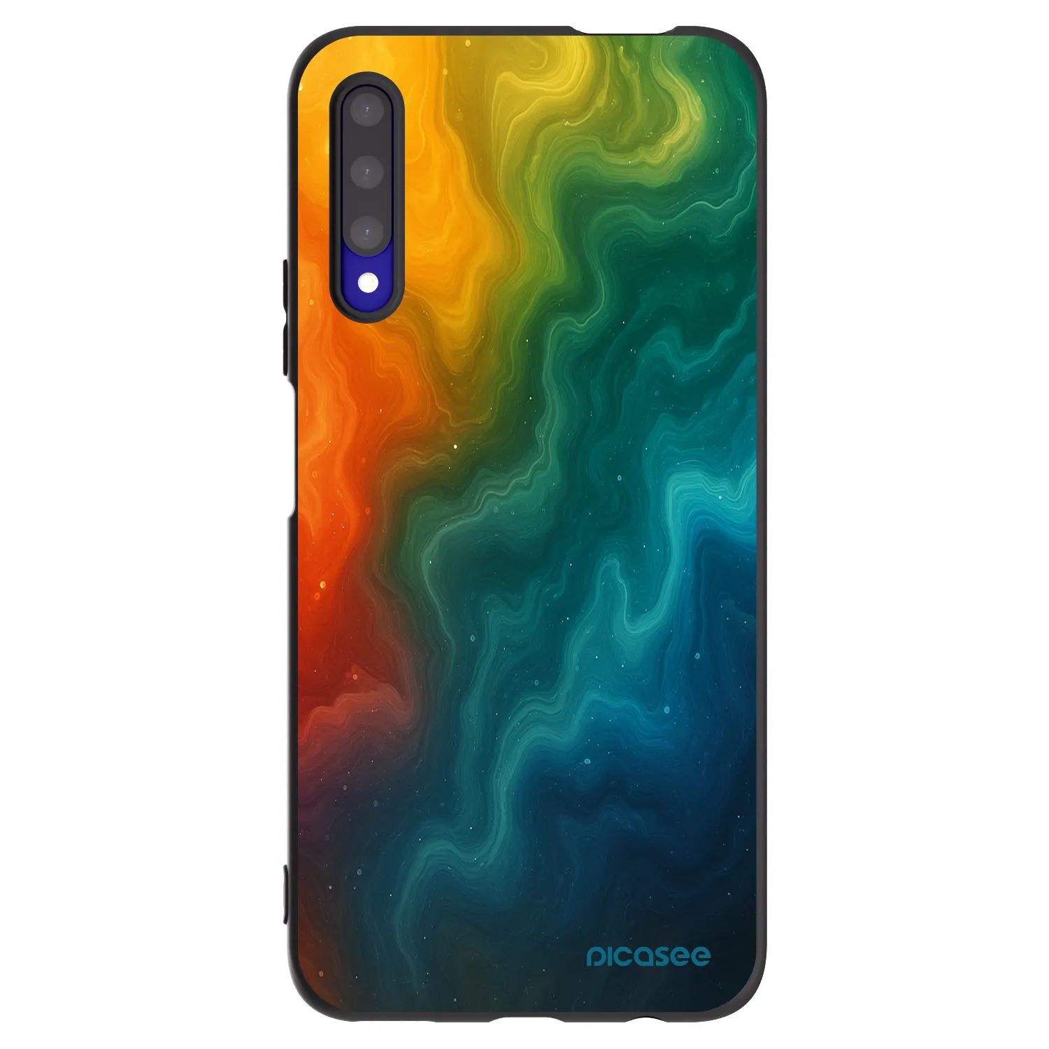 Picasee silikonový černý obal pro Honor 9X Pro - Solar