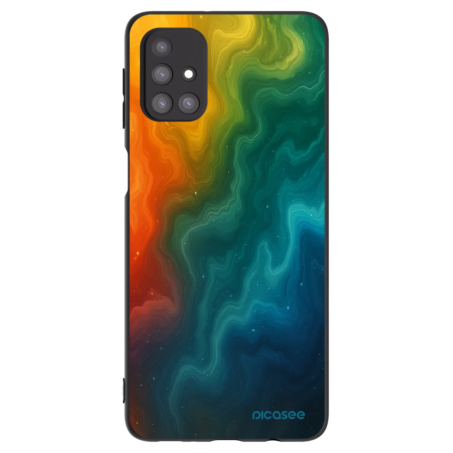 Picasee silikonový černý obal pro Samsung Galaxy M31s - Solar