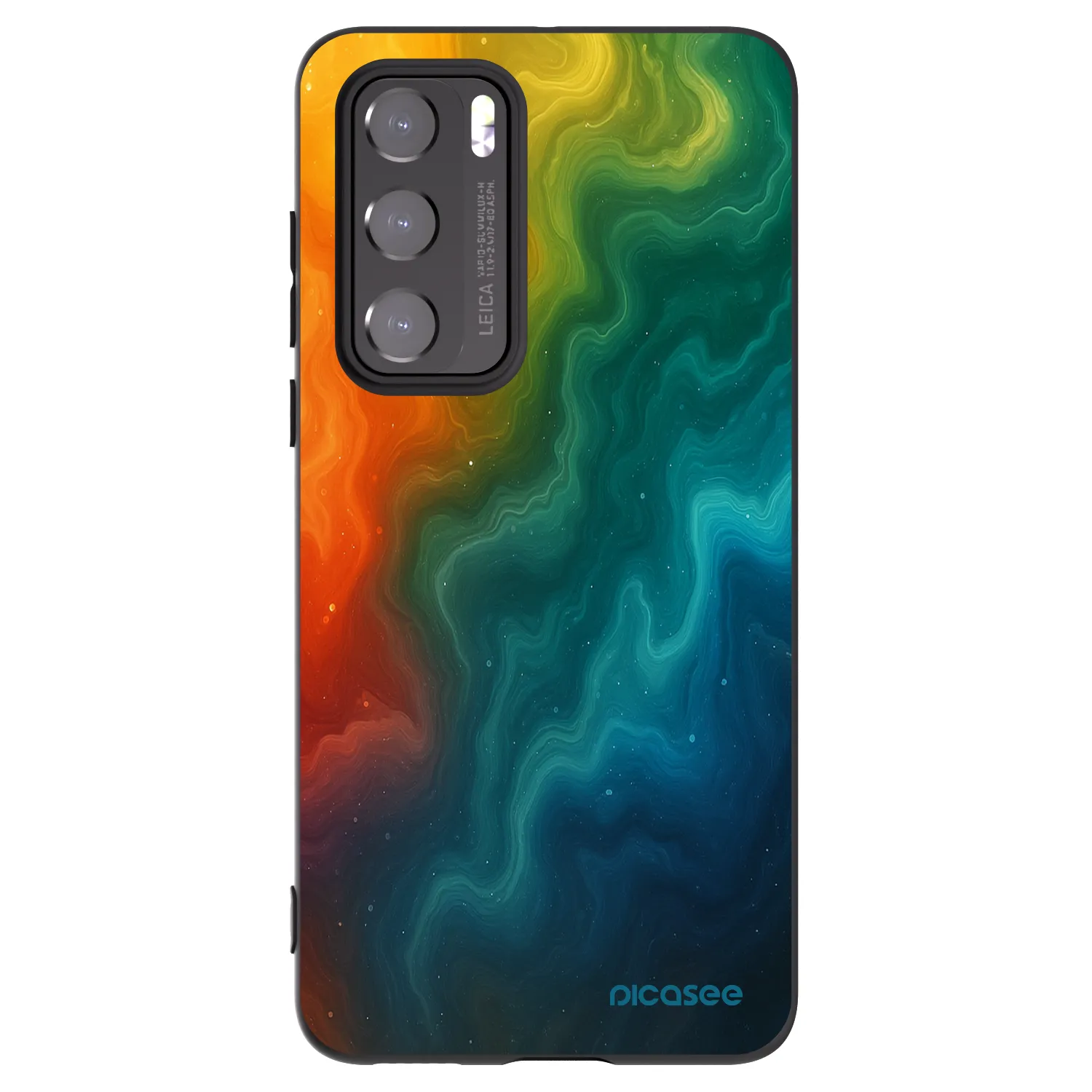 Picasee silikonový černý obal pro Huawei P40 - Solar