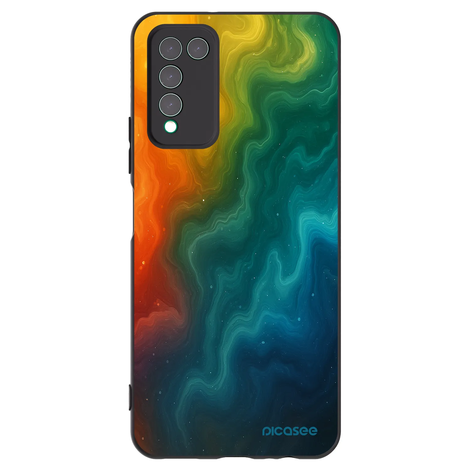 Picasee silikonový černý obal pro Honor 10X Lite - Solar