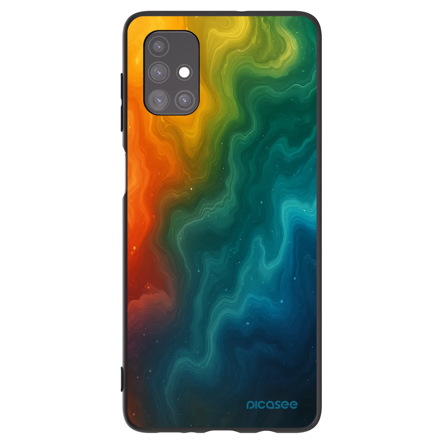 Picasee silikonový černý obal pro Samsung Galaxy M51 M515F - Solar