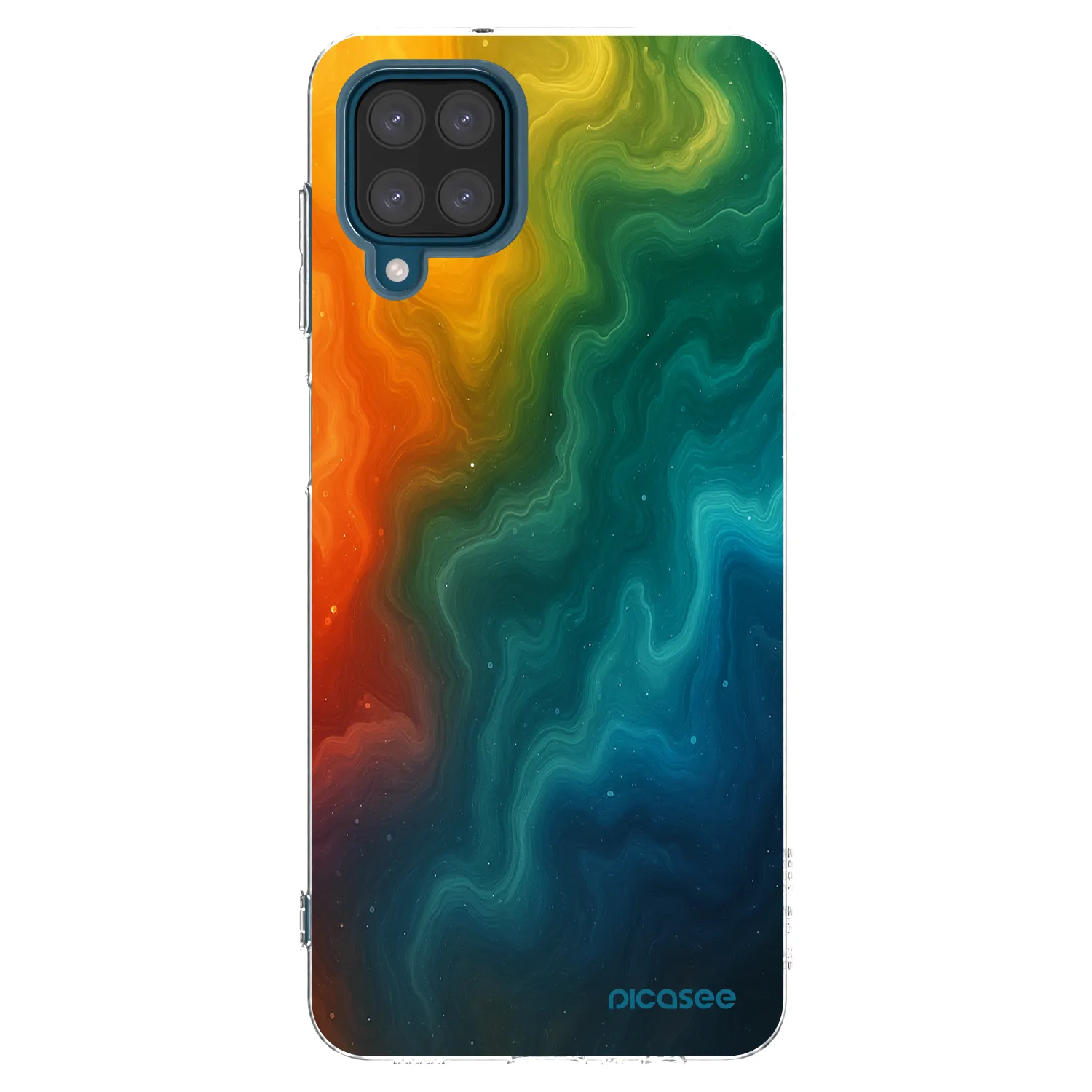 Picasee silikonový průhledný obal pro Samsung Galaxy A12 A125F - Solar