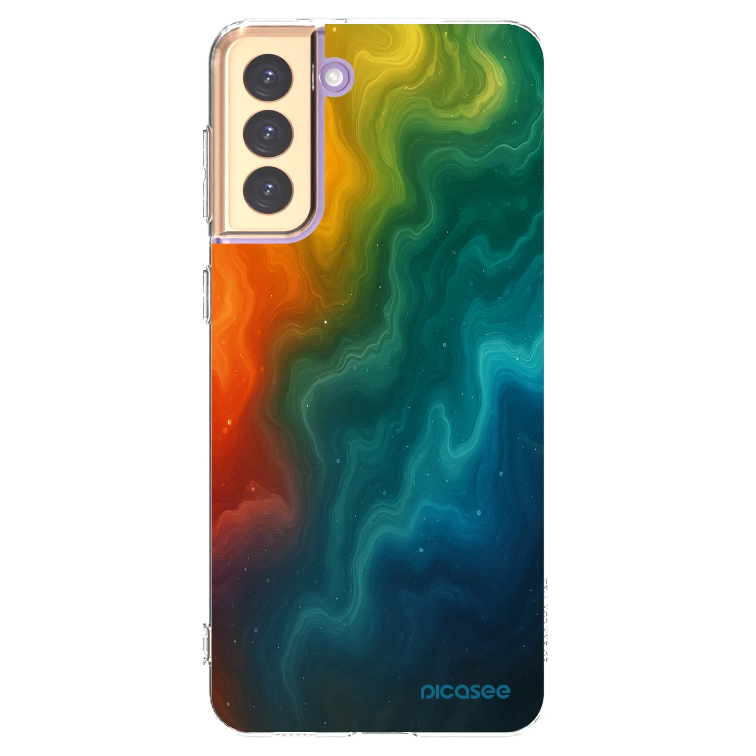 Picasee silikonový průhledný obal pro Samsung Galaxy S21+ 5G G996F - Solar